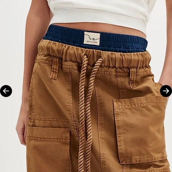 Free People Dresses & Skirts - Free People womens Carmen midi cargo skirt size small